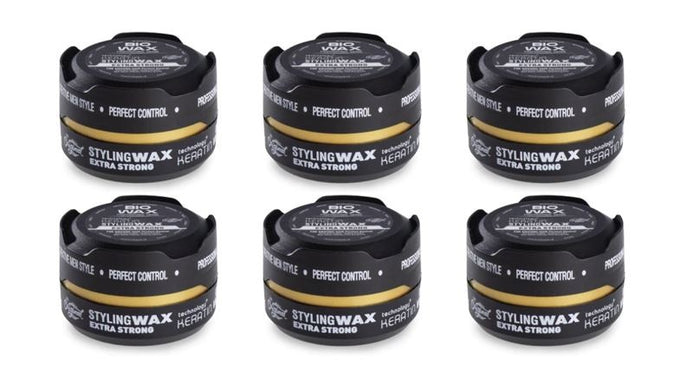 BIO WAX KERATIN STYLING WAX EXTRA STRONG 6 stuks
