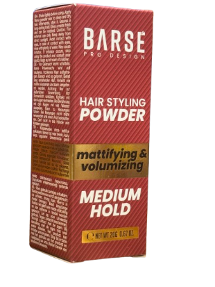 Barse Hair Styling Powder Mattifying and Volumizing Medium Hold 20 g