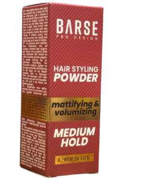 Barse Hair Styling Powder Mattifying and Volumizing Medium Hold 20 g