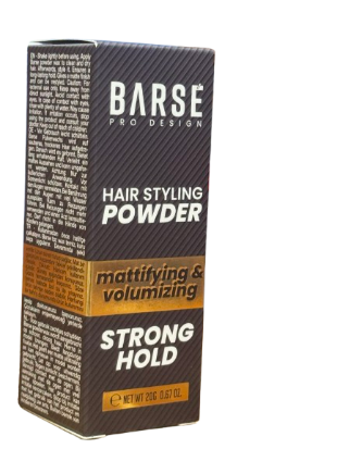 Barse Hair Styling Powder Mattifying and Volumizing Strong Hold 20 g